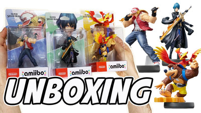 Terry / Byleth / Banjo & Kazooie Amiibo (Super Smash Bros Series) Unboxing
