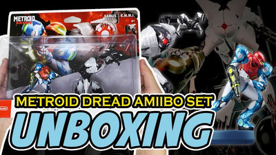 Metroid Dread Amiibo 2-Pack (Samus & E.M.M.I) Unboxing
