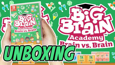 Big Brain Academy Brain Vs. Brain (Nintendo Switch) Unboxing