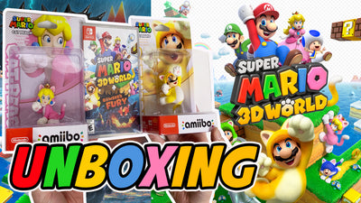 Super Mario 3D World + Bowser's Fury (Switch) with Cat Mario & Cat Peach Amiibo Unboxing