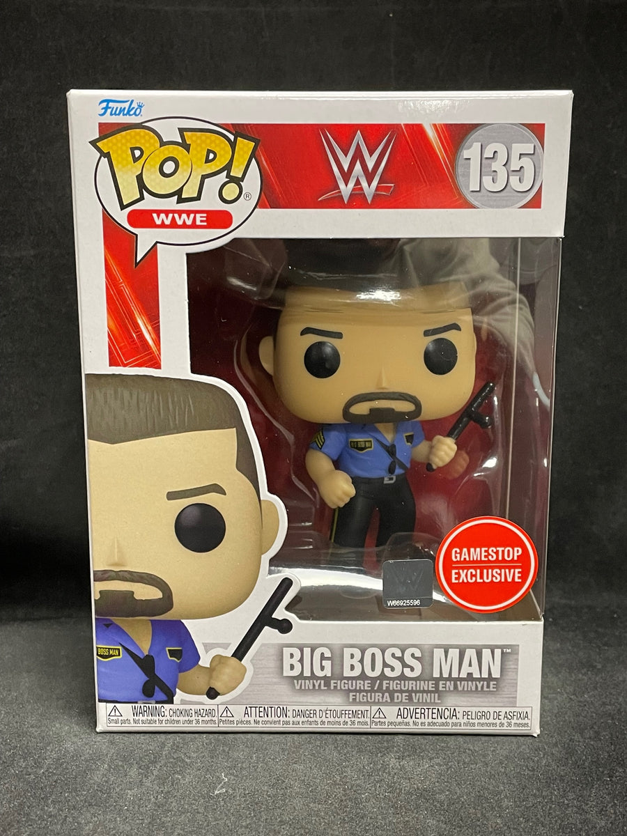 Funko Pop! WWE #135 Big Boss Man Gamestop w/ Protector – POPnGAMES